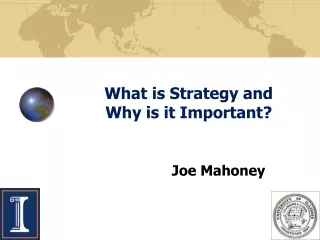 What is Strategy and Why is it Important?