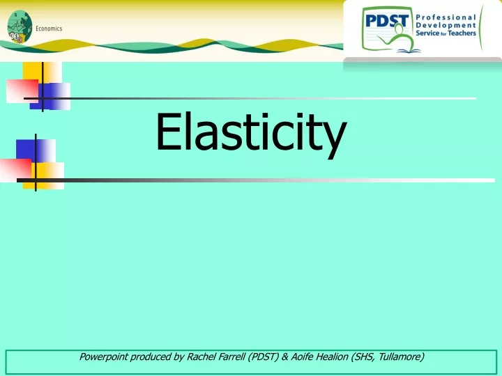 elasticity