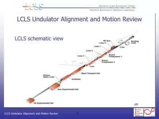 LCLS Undulator Alignment and Motion Review