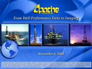 From Well Performance Data to Imaging