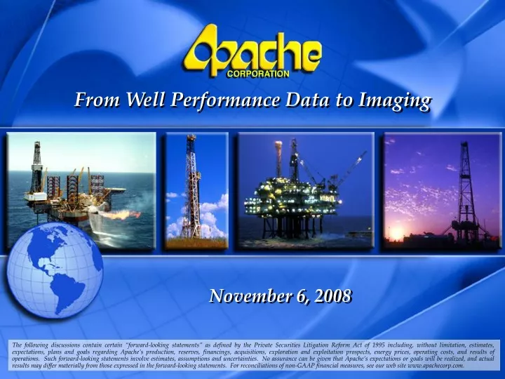 from well performance data to imaging
