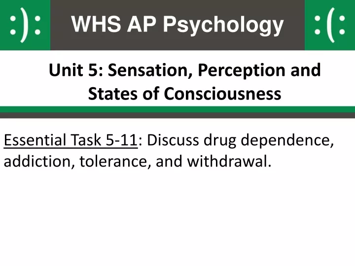 unit 5 sensation perception and states of consciousness