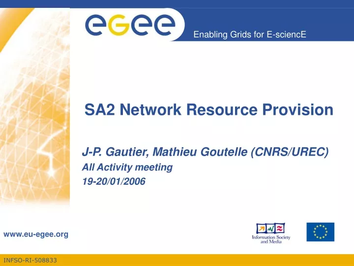 sa2 network resource provision