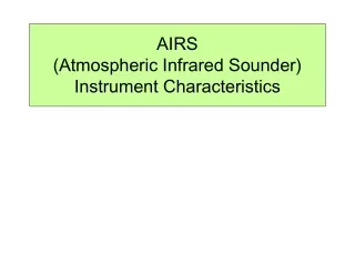 AIRS  (Atmospheric Infrared Sounder) Instrument Characteristics