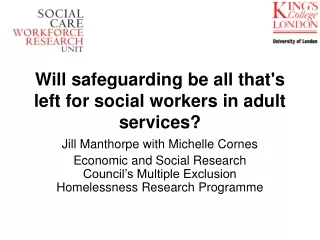 Will safeguarding be all that's left for social workers in adult services?