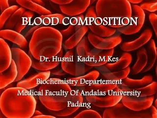 BLOOD COMPOSITION