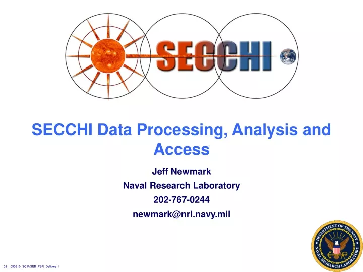 secchi data processing analysis and access