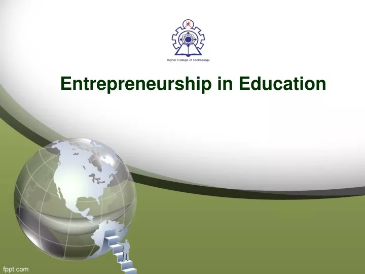 entrepreneurship in education
