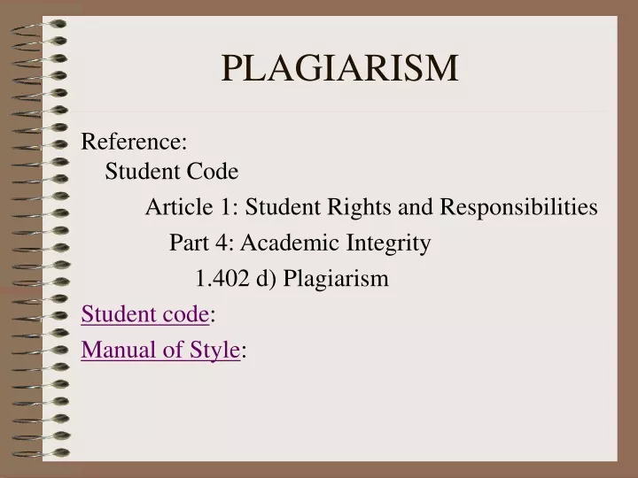 plagiarism