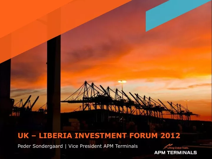 uk liberia investment forum 2012