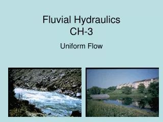 Fluvial Hydraulics CH-3