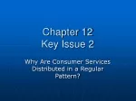 Consumer Services Distribution: Central Place Theory and Market Analysis - slide 1