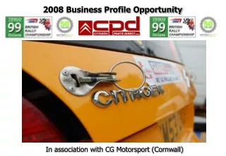2008 Business Profile Opportunity