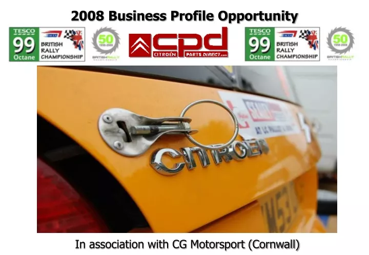 2008 business profile opportunity