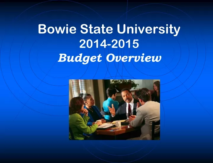 bowie state university 2014 2015 budget overview