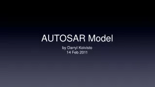 AUTOSAR Model