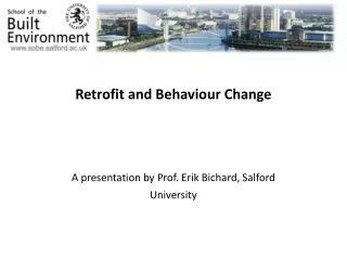 Retrofit and Behaviour Change