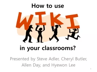 How to use  in your classrooms?