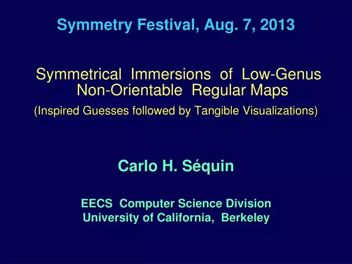 symmetry festival aug 7 2013