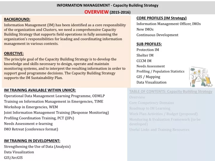 information management capacity building strategy