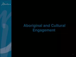 Aboriginal and Cultural Engagement