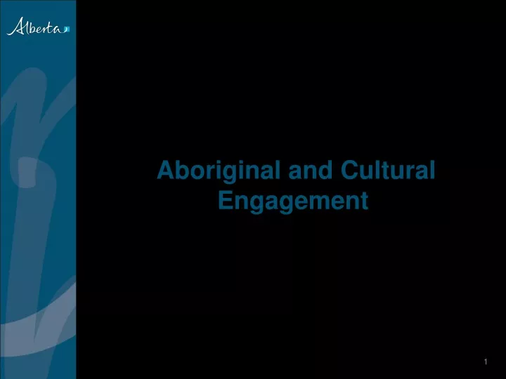 aboriginal and cultural engagement