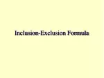 Inclusion-Exclusion Formula: Counting Elements in Sets - slide 1