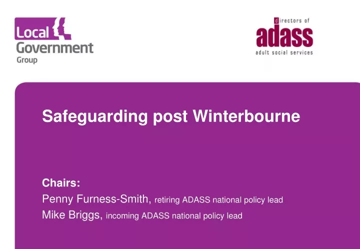safeguarding post winterbourne