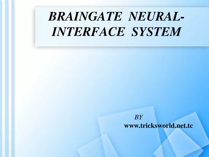 braingate neural interface system