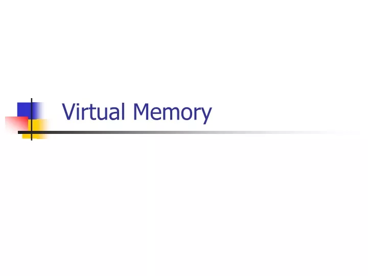 virtual memory