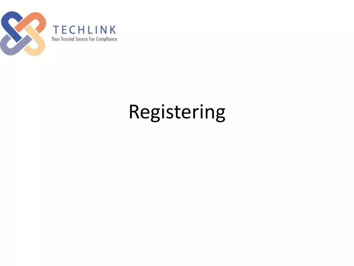 registering