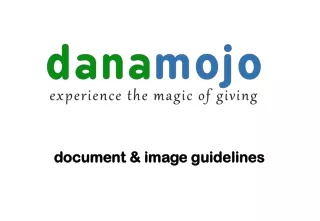 document &amp; image guidelines