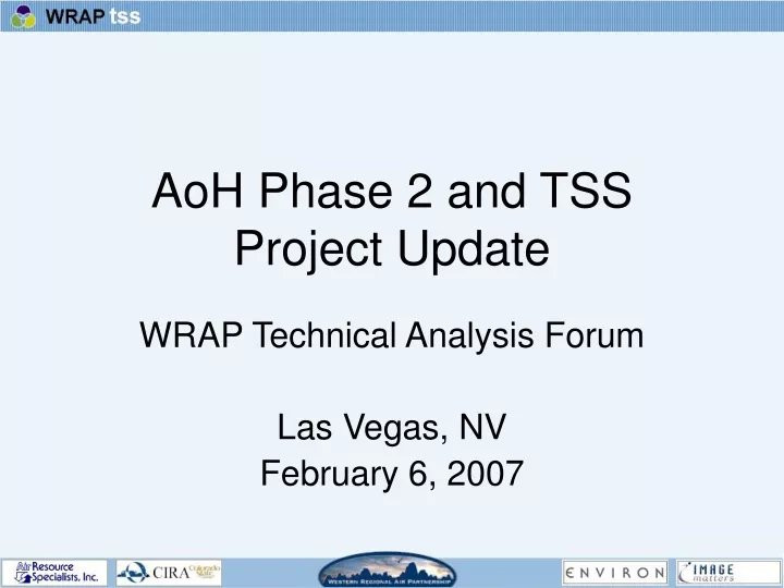 aoh phase 2 and tss project update