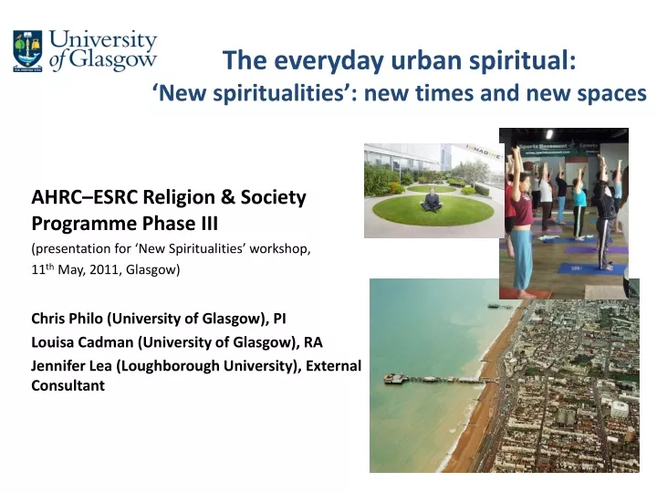 the everyday urban spiritual new spiritualities