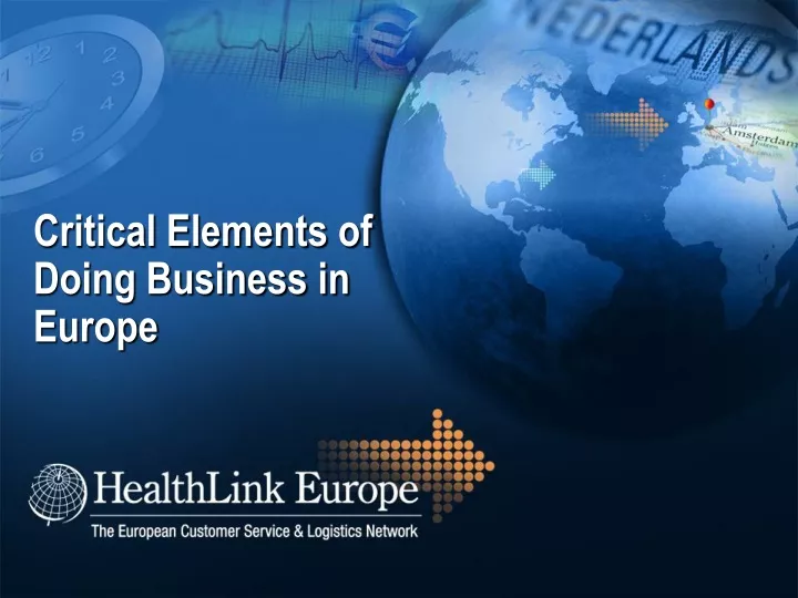 critical elements of doing business in europe