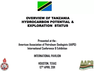 OVERVIEW OF TANZANIA  HYDROCARBON POTENTIAL &amp; EXPLORATION  STATUS