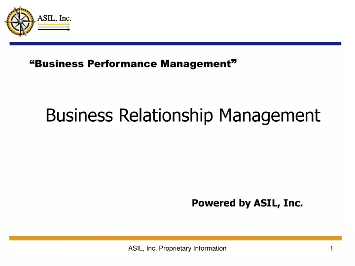 business performance management