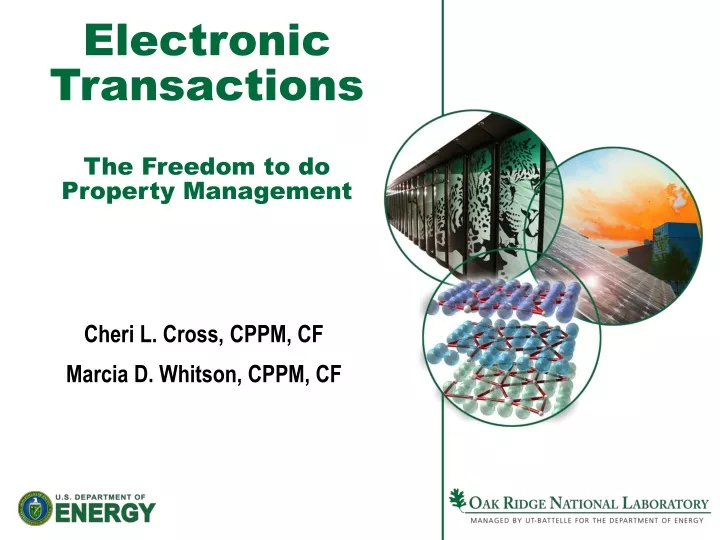 electronic transactions the freedom to do property management