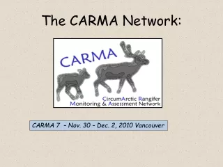 The CARMA Network: