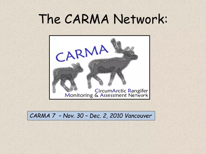 the carma network