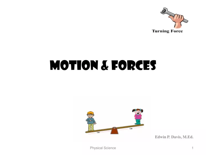 motion forces