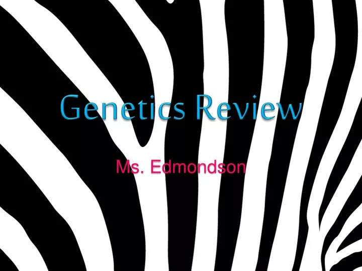 genetics review