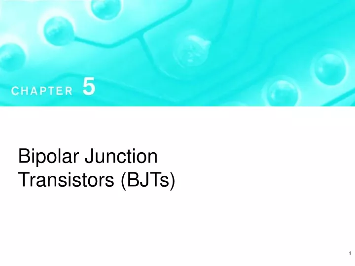 bipolar junction transistors bjts
