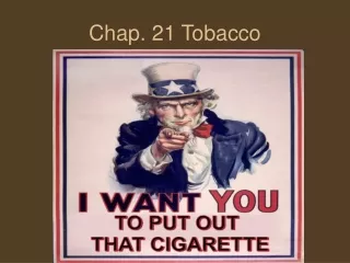 Chap. 21 Tobacco