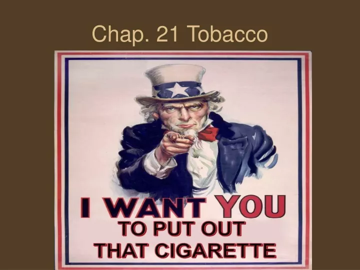 chap 21 tobacco