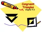 Congruent Triangles - slide 1