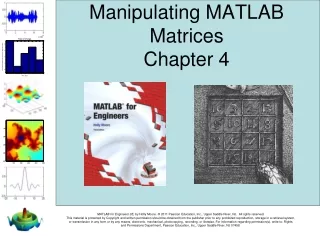 Manipulating MATLAB Matrices Chapter 4