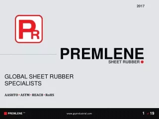 GLOBAL SHEET RUBBER  SPECIALISTS