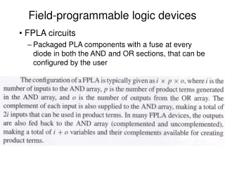 Field-programmable logic devices