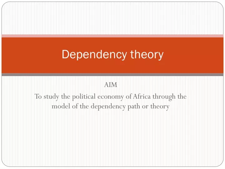 dependency theory